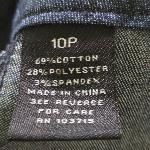 Larry Levine Vintage Nautical Sailor Style Jeans Wide Leg Size 10p - Picture 7 of 7